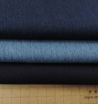 Black yarn Indigo Napping Twill